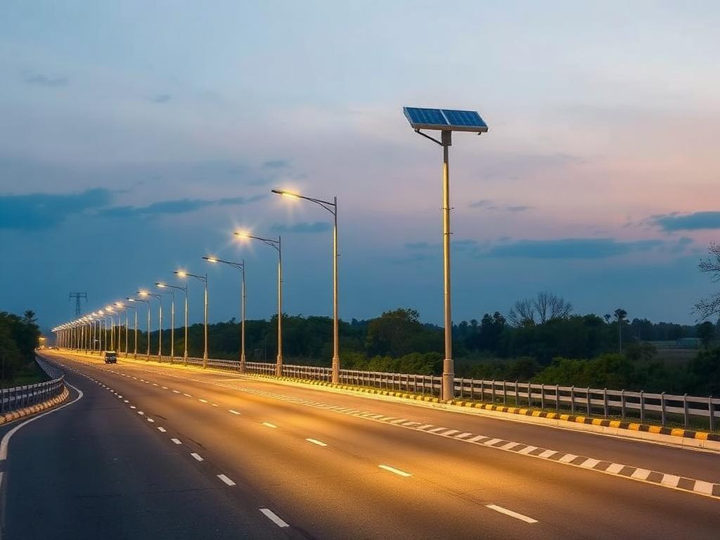Integrated Solar Street Lights